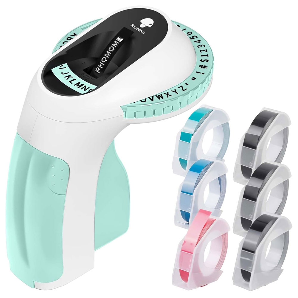 Label Printer Tape - E975 Embossed Label Printer, 3D-labelmachine, inclusief
