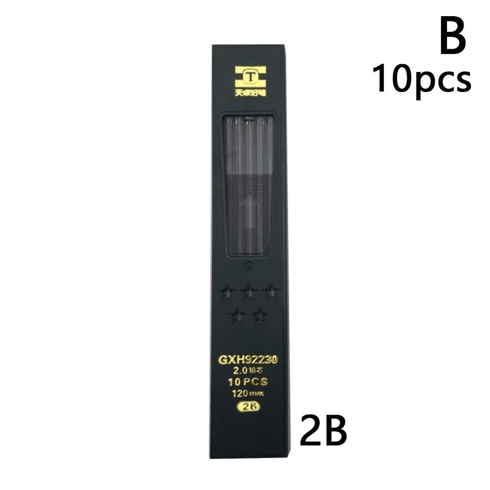 Mechanical Pencil Lead - Hot 10 Stks/doos 2Mm 2B Hb