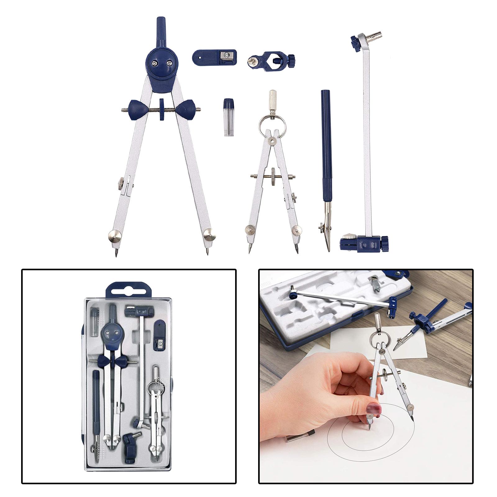 Compass Geometry Set - 7 Stuks Geometrie Set, Geometrie Precisie