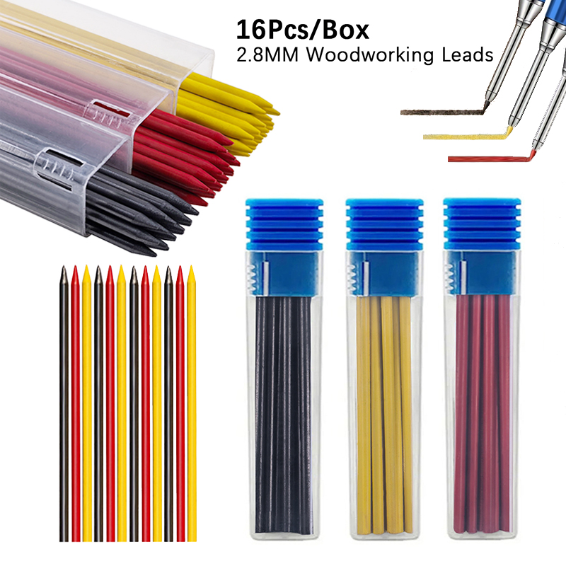 Mechanical Pencil Lead - 16 stks/doos 2.8mm 2B Solid Timmerman