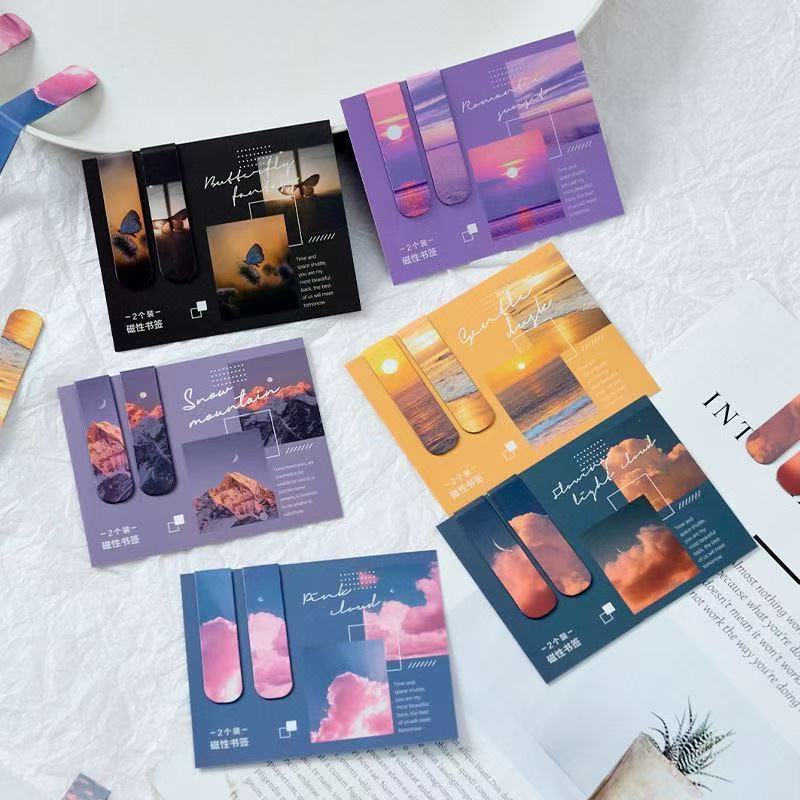 Bookmark Magnetic Clip - Leuke briefpapier Zaomo magnetische bladwijzers Hazy
