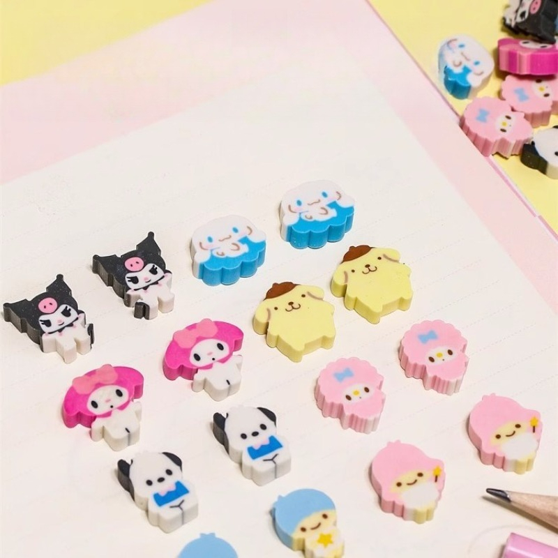 Office Supply Office Stationery Items - Kawaii Hello Kitty Gum Leuke Cartoon