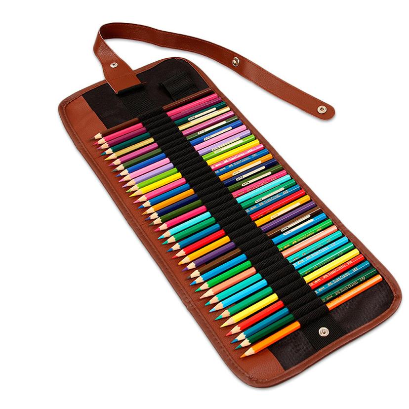 Pen Pouch Roll - 1 Stuks 36/48 Gaten Opvouwbare Potloodtas