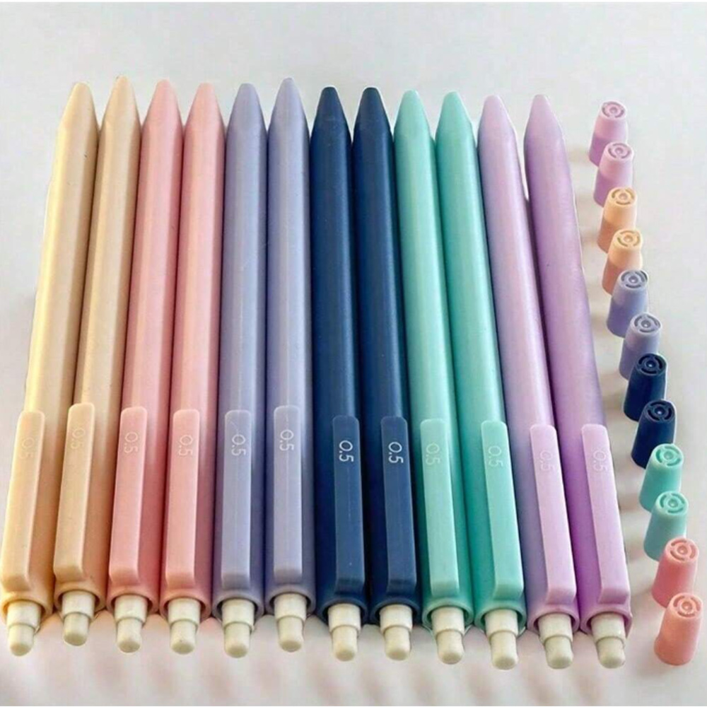 Highlighter Set Pastel - Leuke pastel mechanische potloodset, 0,5 mm