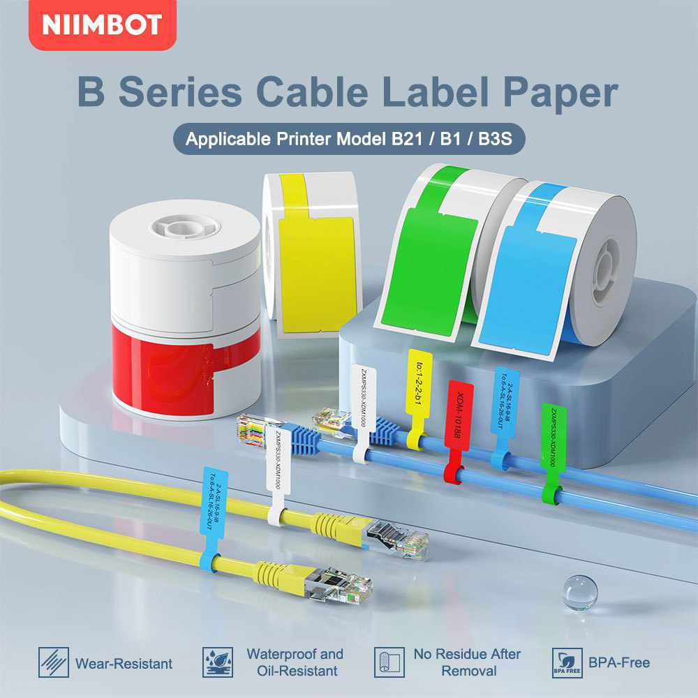 Label Printer Tape - Niimbot Kabel Label Draagbare Printer Thermisch