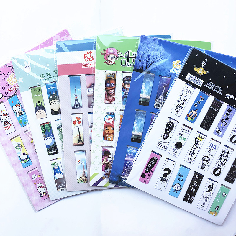 Bookmark Magnetic Clip - 18 stks/set Kat Toren Magneet Magnetische