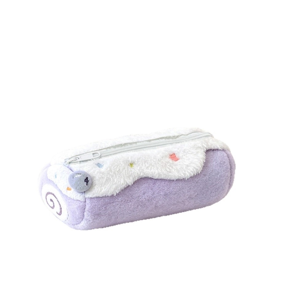 Pen Pouch Roll - Duurzame etui met sterrenborduurwerk, Swiss Roll-vorm,