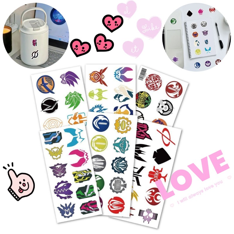 Memo Pad Sticky - 60 vellen Kamen Rider logo-stickers creatieve
