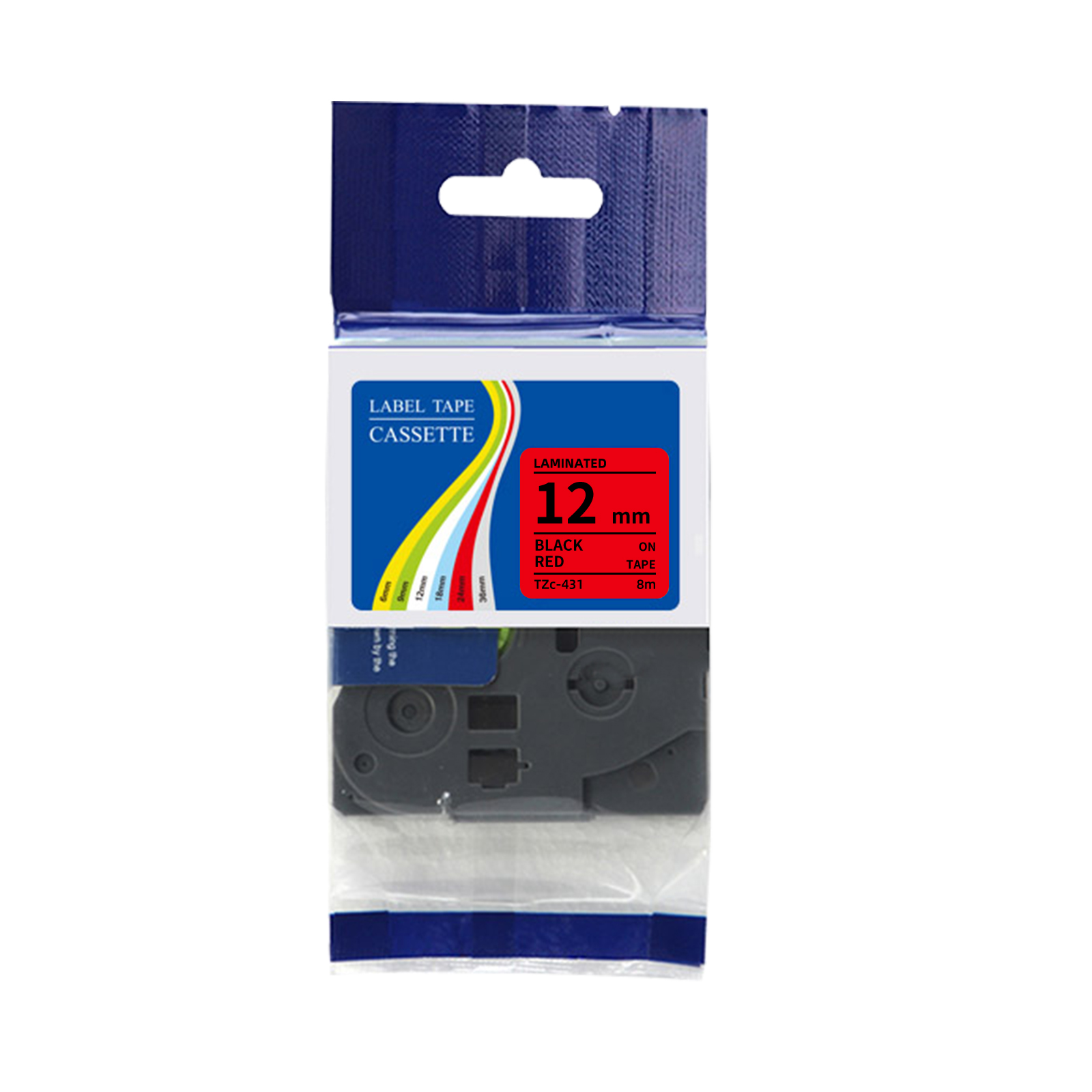 Label Printer Tape - Compatibele Brother TZe gelamineerde labeltape 12