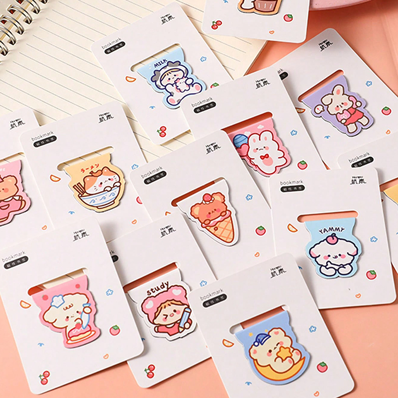 5 stks Leuke Cartoon Beer Magn - Bookmark Magnetic Clip recensie en prijs