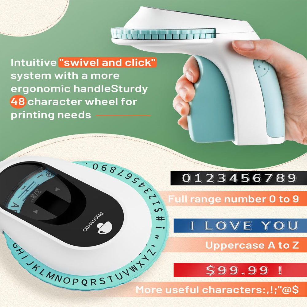 E975 Embossed Label Printer, 3 - Label Printer Tape recensie en prijs