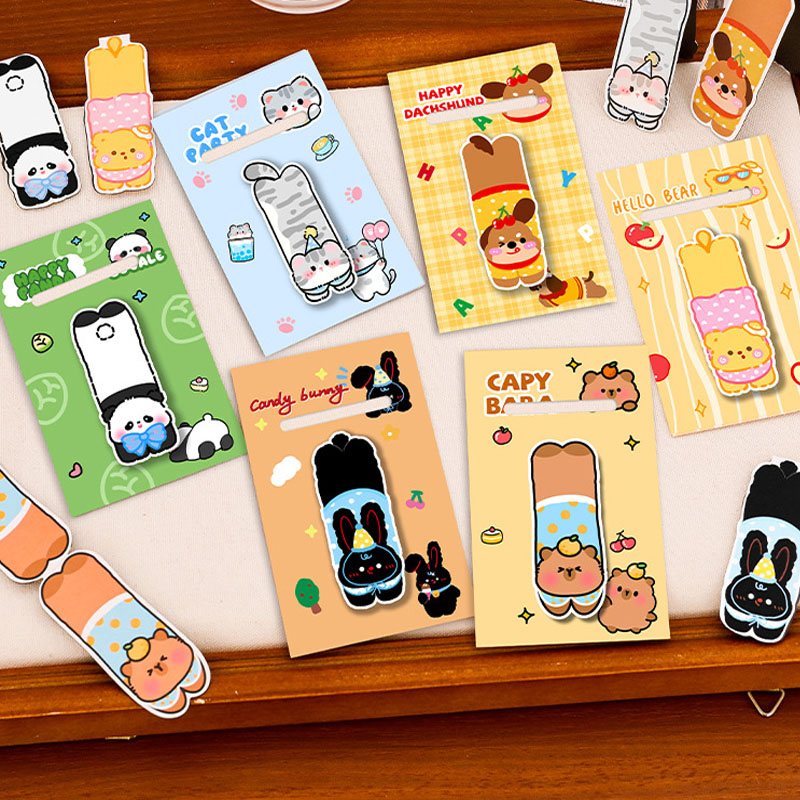 6 stuks Kawaii schattige diere - Bookmark Magnetic Clip recensie en prijs