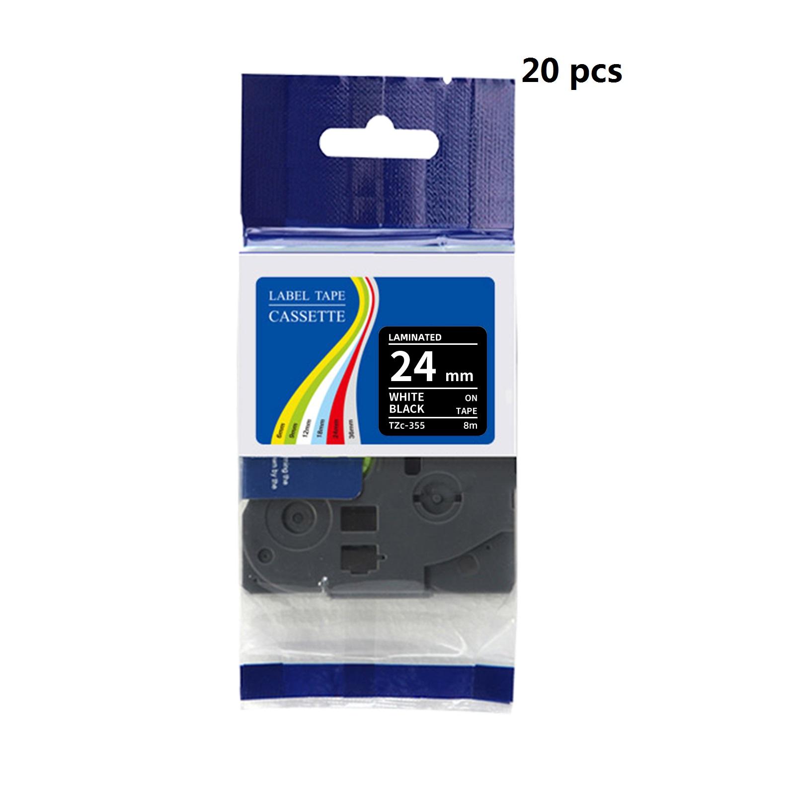 20 stuks verpakking Compatibel - Label Printer Tape recensie en prijs