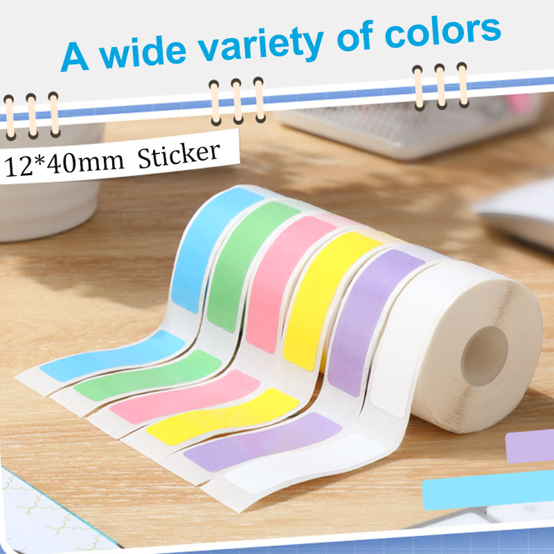 12*40mm Gekleurde Transparante - Label Printer Tape recensie en prijs