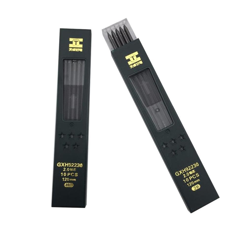 Hot 10 Stks/doos 2Mm 2B Hb Zwa - Mechanical Pencil Lead recensie en prijs