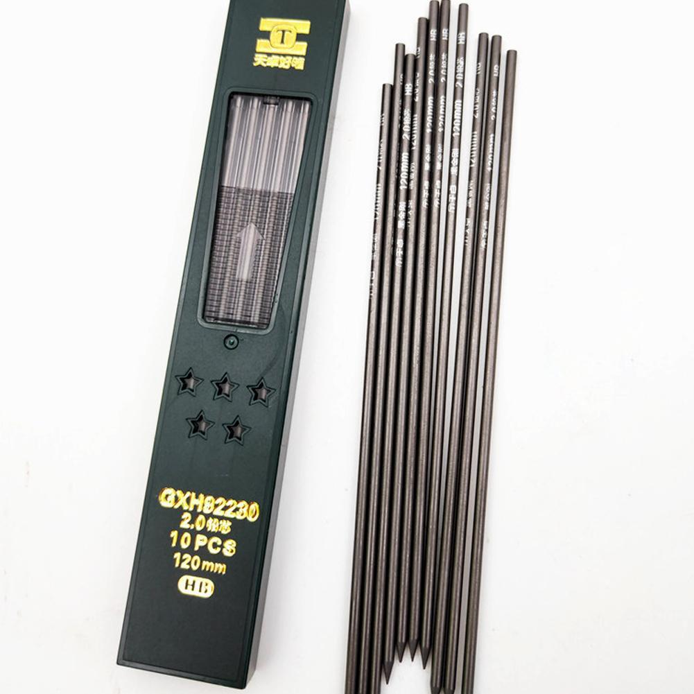 Hot 10 Stks/doos 2Mm 2B Hb Zwa - Mechanical Pencil Lead recensie en prijs
