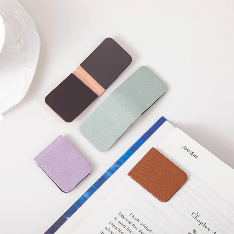 Premium lederen magnetische bl - Bookmark Magnetic Clip recensie en prijs