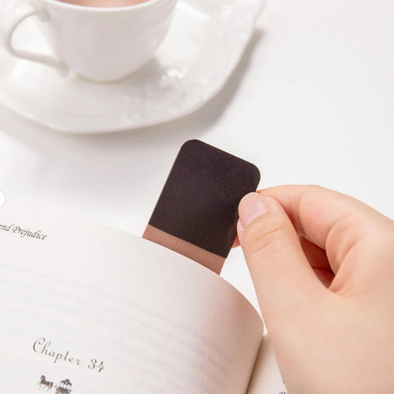 Premium lederen magnetische bl - Bookmark Magnetic Clip recensie en prijs