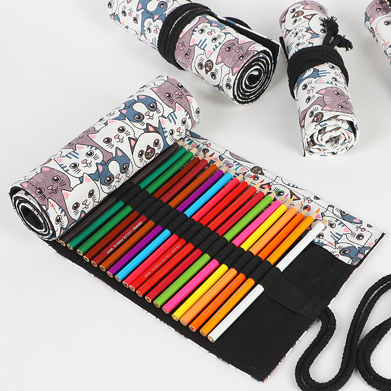 72 Slots School Etui Roll Etui - Pen Pouch Roll recensie en prijs