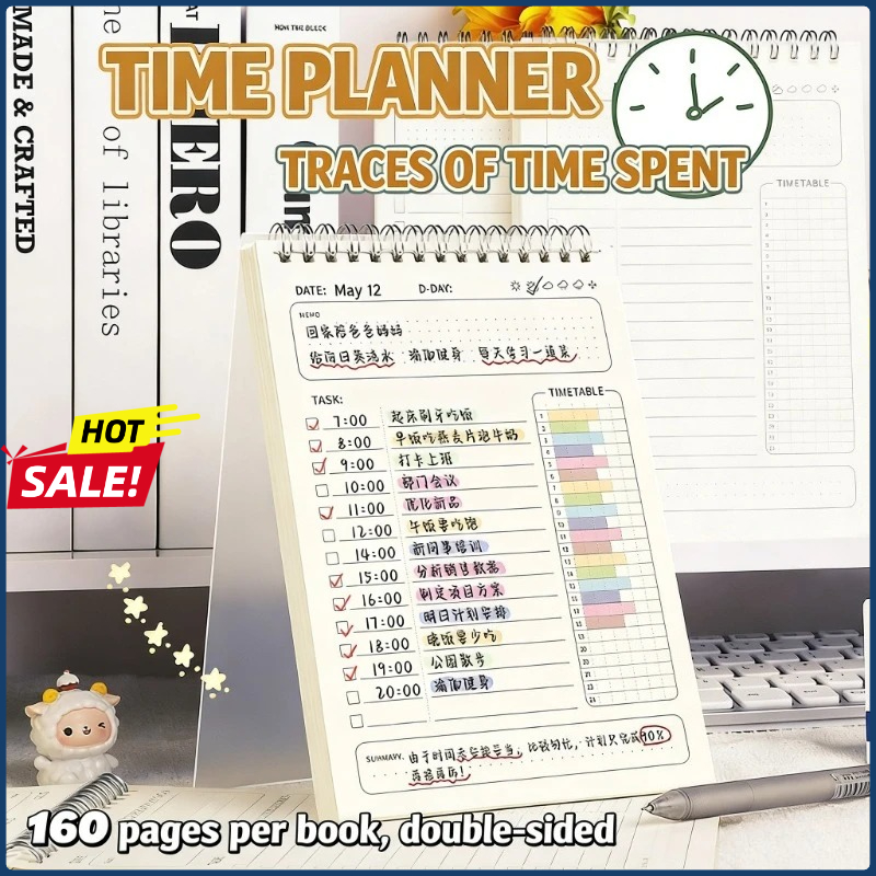 2PCS Planner Agenda Spiraal A5 - Office Stationery Supply List recensie en prijs