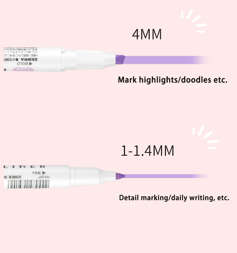 Japan ZEBRA Markeerstiften Pen - Highlighter Set Pastel recensie en prijs