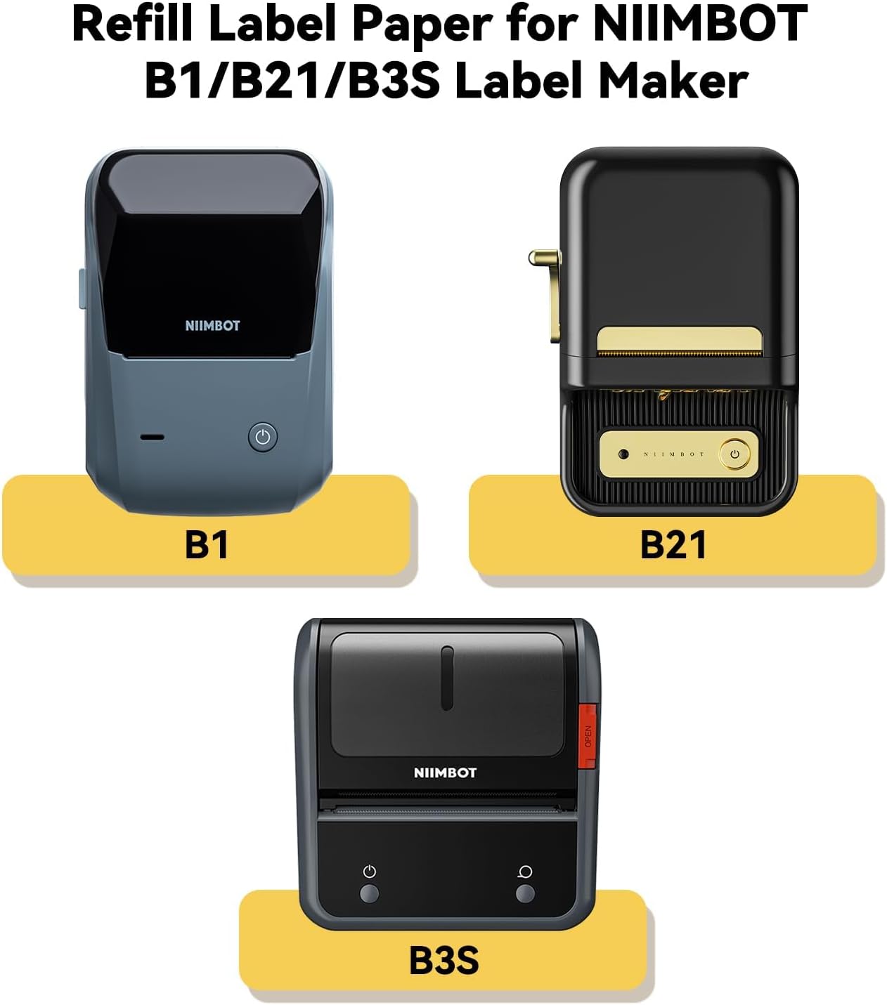 NiiMBOT B21 B1 B3S Ronde Label - Label Printer Tape recensie en prijs