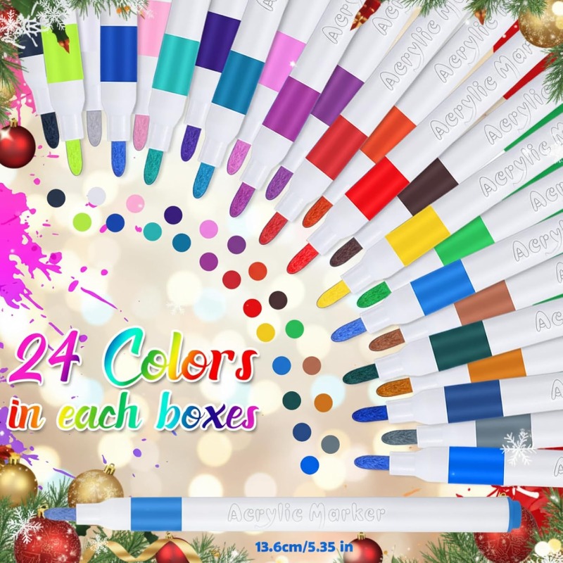 12/24/36 Kleuren Acrylverfpenn - Highlighter Set Pastel recensie en prijs