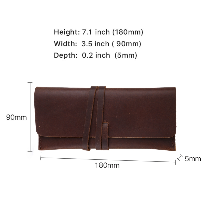 Handgemaakte Koeienhuid Ledere - Pen Pouch Roll recensie en prijs
