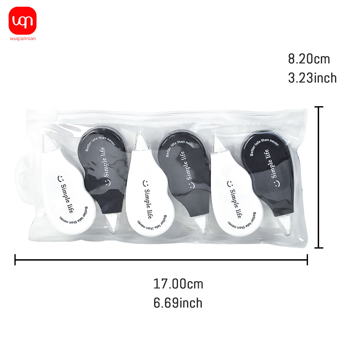 WQN - Zwart-witte mini-correct - Office Supply Office Stationery Items recensie en prijs