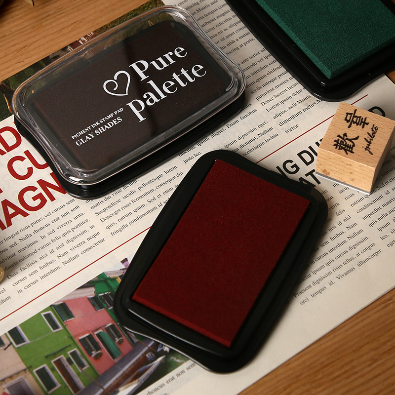 12 kleuren vintage effen kleur - Self Inking Stamp recensie en prijs
