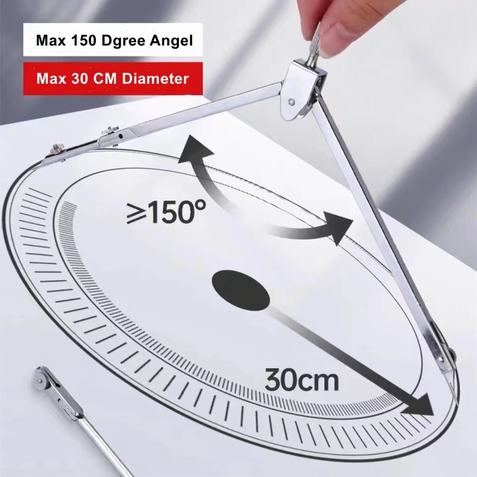 Roestvrijstalen tekenset Duurz - Compass Geometry Set recensie en prijs