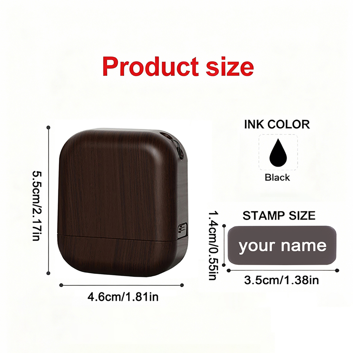 Gepersonaliseerde plastic hout - Self Inking Stamp recensie en prijs
