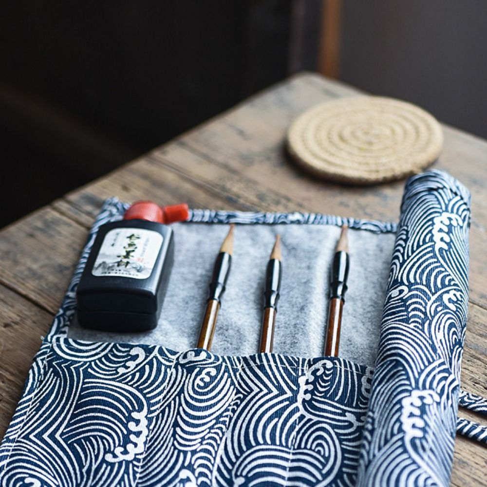 Chinese stijl rolpen gordijn o - Pen Pouch Roll recensie en prijs