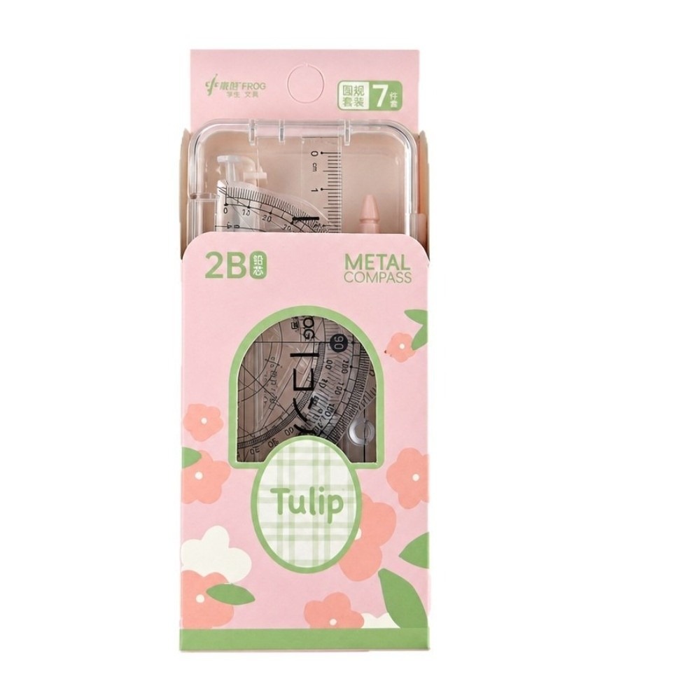 2/7-delige draagbare tulpen-vo - Compass Geometry Set recensie en prijs
