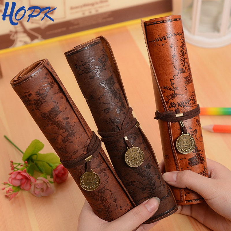 Vintage Retro Schatkaart Potlo - Pen Pouch Roll recensie en prijs