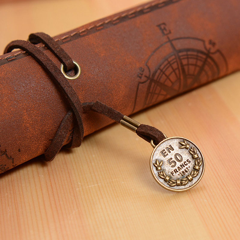 Vintage Retro Schatkaart Potlo - Pen Pouch Roll recensie en prijs