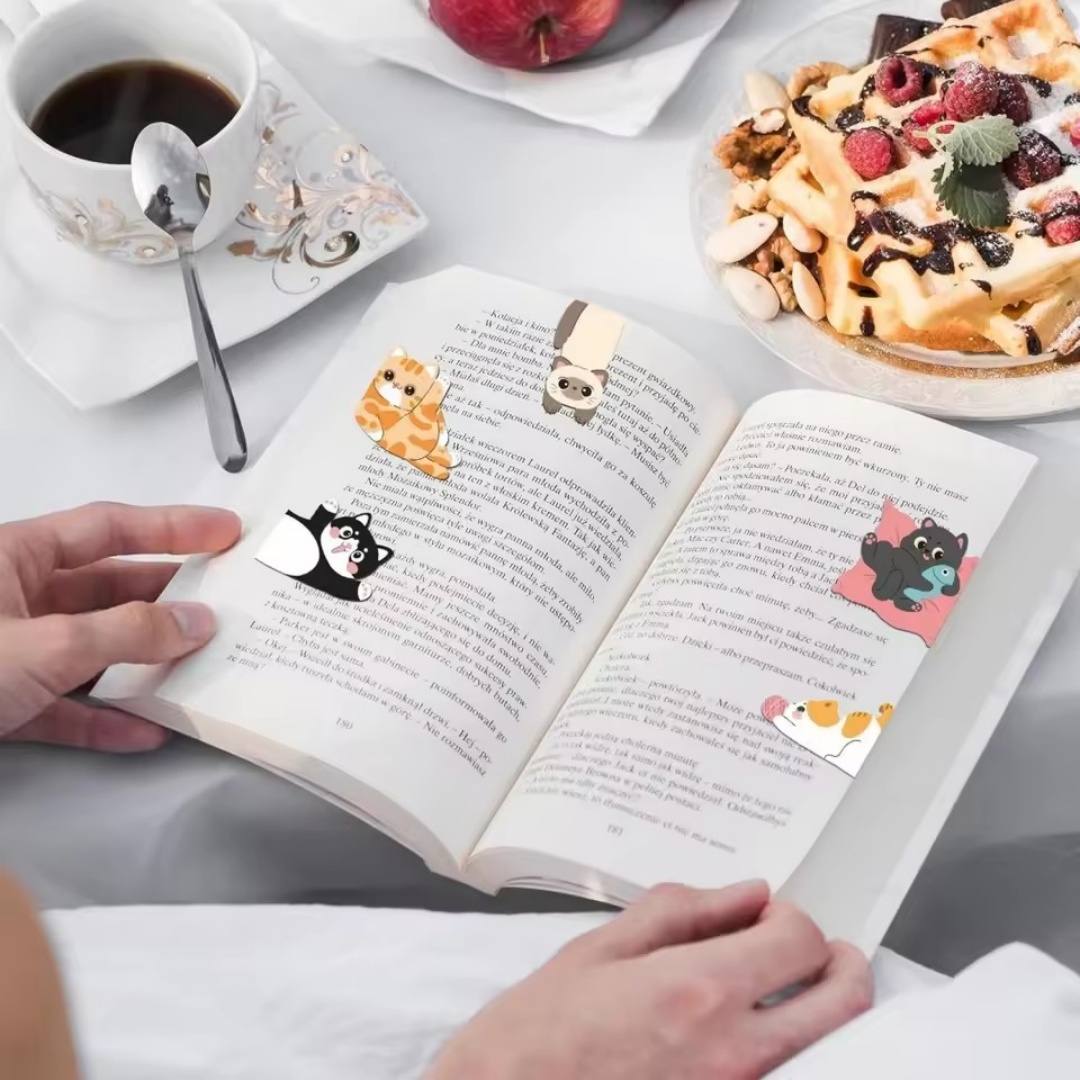 1set Creatieve Kat Patroon Mag - Bookmark Magnetic Clip recensie en prijs